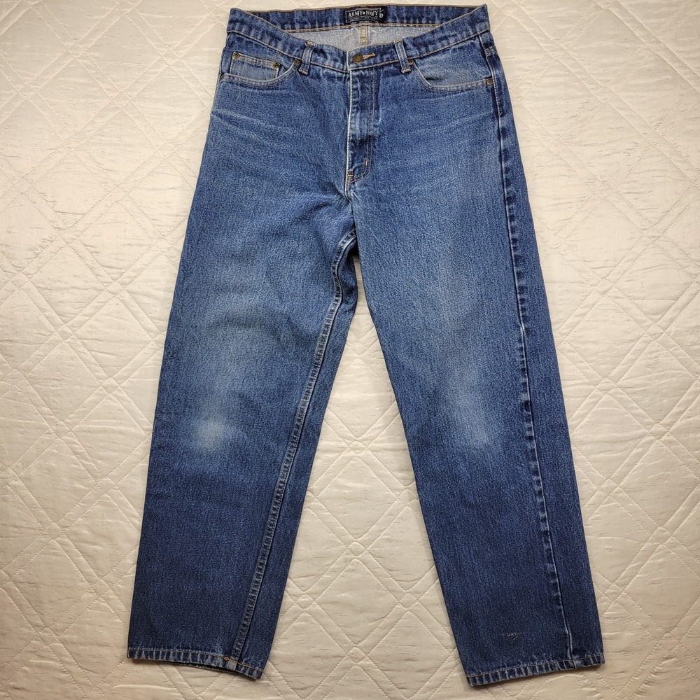 Army Navy relaxed fit blue jeans size 34X30
